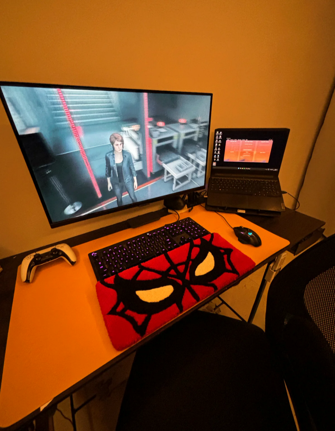 Spider Keyboard Rug
