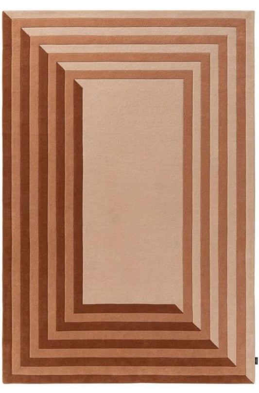 Modern Striped Area Rug – Hand-Tufted Multicolor Carpet for Living Room, Bedroom & Office Decor