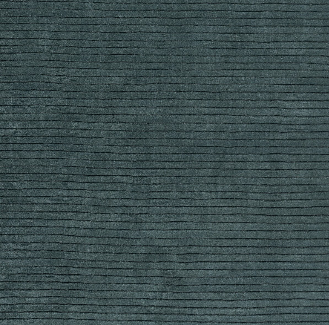Modern Hand-Tufted Carpet in Deep Teal – Luxurious, Textured Floor Rug for Living Room, Bedroom & Office Décor
