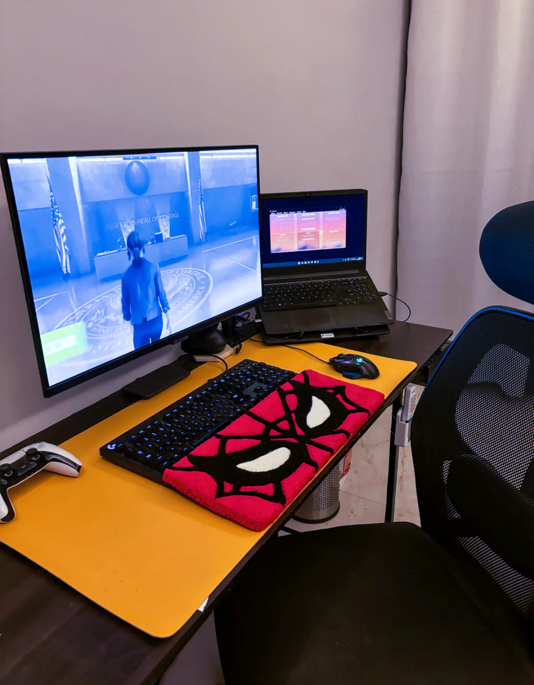 Spider Keyboard Rug