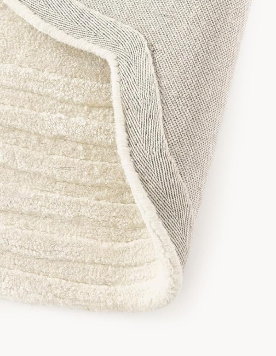 Modern Boho Geometric Area Rug – Handwoven Neutral Cream Carpet with Unique Arch Pattern for Living Room, Bedroom & Home Décor
