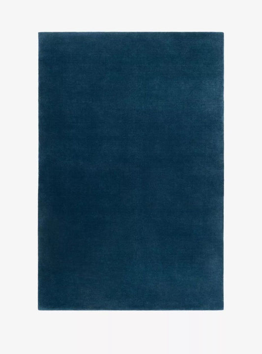 Blue Hand Tufted Rug